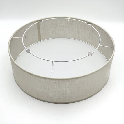 Brilagi - Iluminação de teto BELLADONNA 2xE27/15W/230V diâmetro 40 cm creme/carvalho