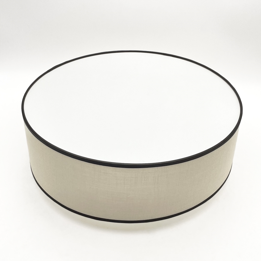 Brilagi - Iluminação de teto BELLADONNA 2xE27/15W/230V diâmetro 40 cm creme/carvalho