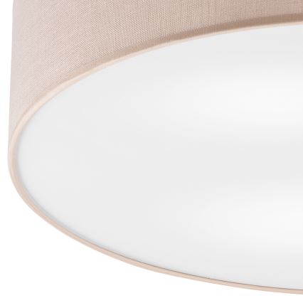 Brilagi - Iluminação de teto BELLADONNA 3xE27/15W/230V bege/pinho