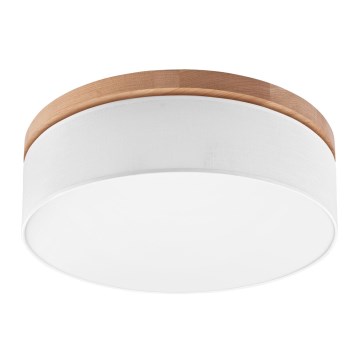 Brilagi - Iluminação de teto BELLADONNA 3xE27/15W/230V branco/carvalho