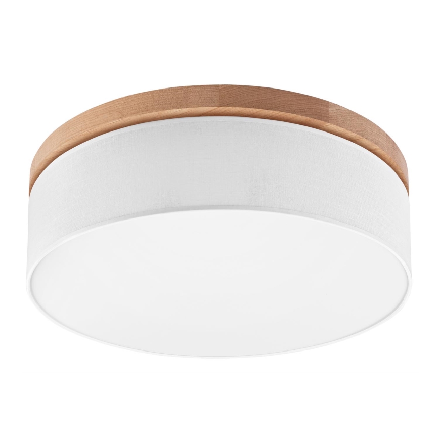 Brilagi - Iluminação de teto BELLADONNA 3xE27/15W/230V branco/carvalho