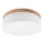 Brilagi - Iluminação de teto BELLADONNA 3xE27/15W/230V branco/carvalho