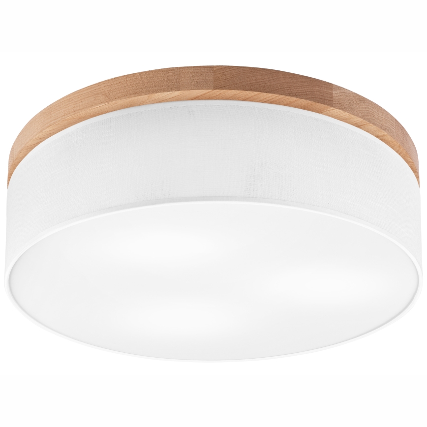 Brilagi - Iluminação de teto BELLADONNA 3xE27/15W/230V branco/carvalho
