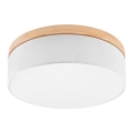 Brilagi - Iluminação de teto BELLADONNA 3xE27/15W/230V branco/pinho