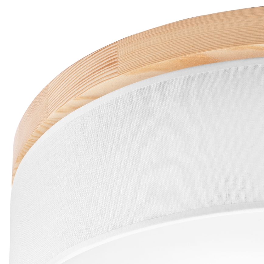 Brilagi - Iluminação de teto BELLADONNA 3xE27/15W/230V branco/pinho