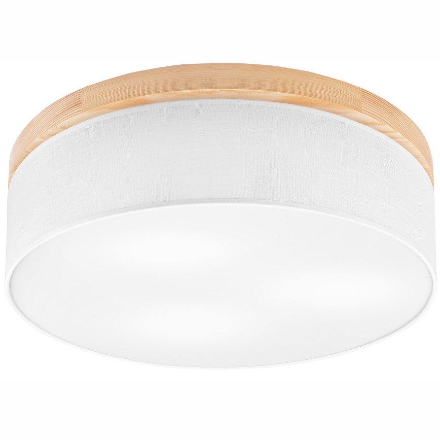 Brilagi - Iluminação de teto BELLADONNA 3xE27/15W/230V branco/pinho