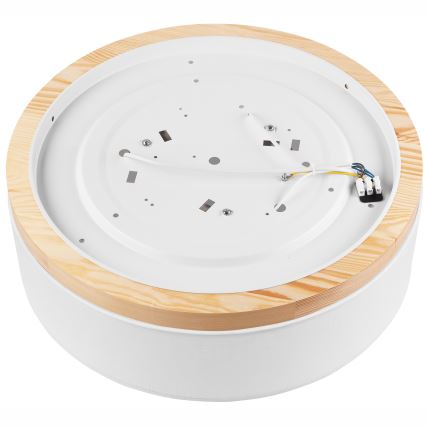 Brilagi - Iluminação de teto BELLADONNA 3xE27/15W/230V branco/pinho