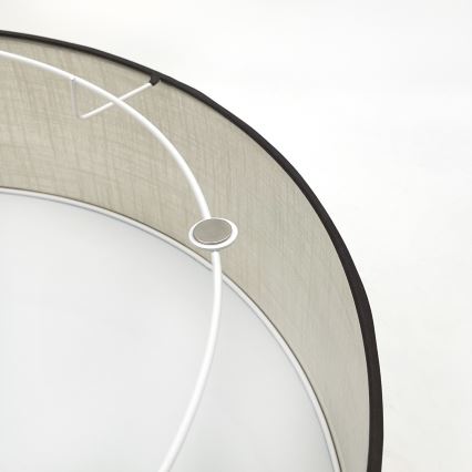 Brilagi - Iluminação de teto BELLADONNA 3xE27/15W/230V diâmetro 50 cm creme/carvalho