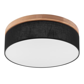 Brilagi - Iluminação de teto BELLADONNA 3xE27/15W/230V preto/carvalho