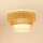 Brilagi - Iluminação de teto CEDAR LUNETA 1xE27/15W/230V diâmetro 45 cm bege/castanho/creme
