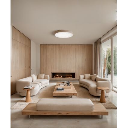 Brilagi - Iluminação de teto CLARE 5xE27/24W/230V diâmetro 60 cm bege