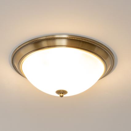 Brilagi - Iluminação de teto CLASSIC 3xE27/60W/230V bronze