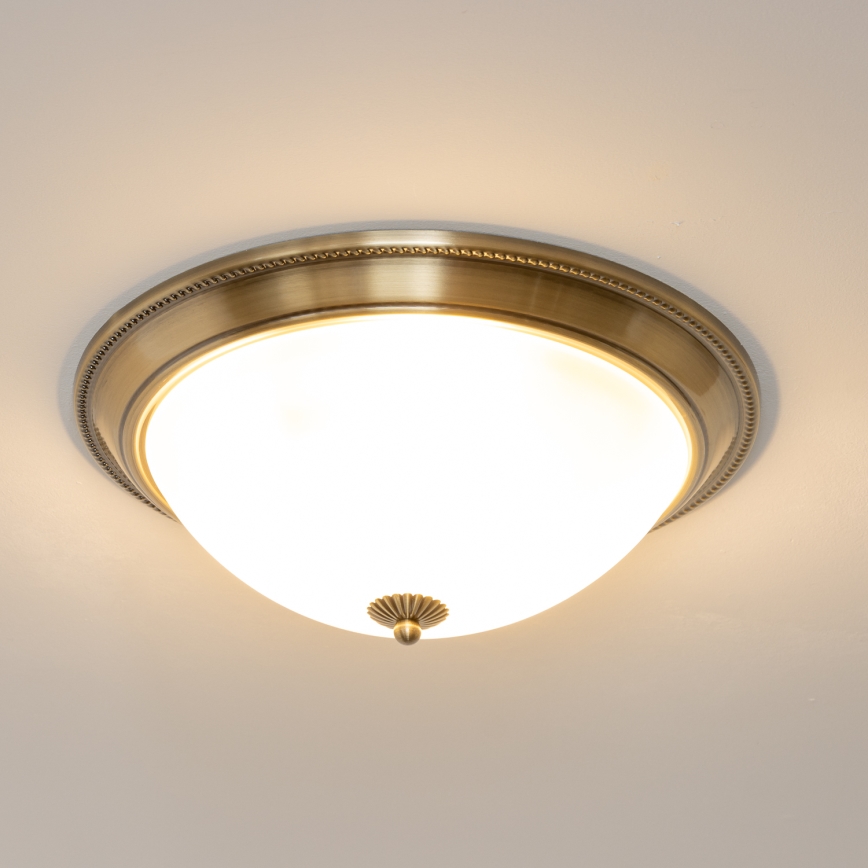 Brilagi - Iluminação de teto CLASSIC 3xE27/60W/230V bronze