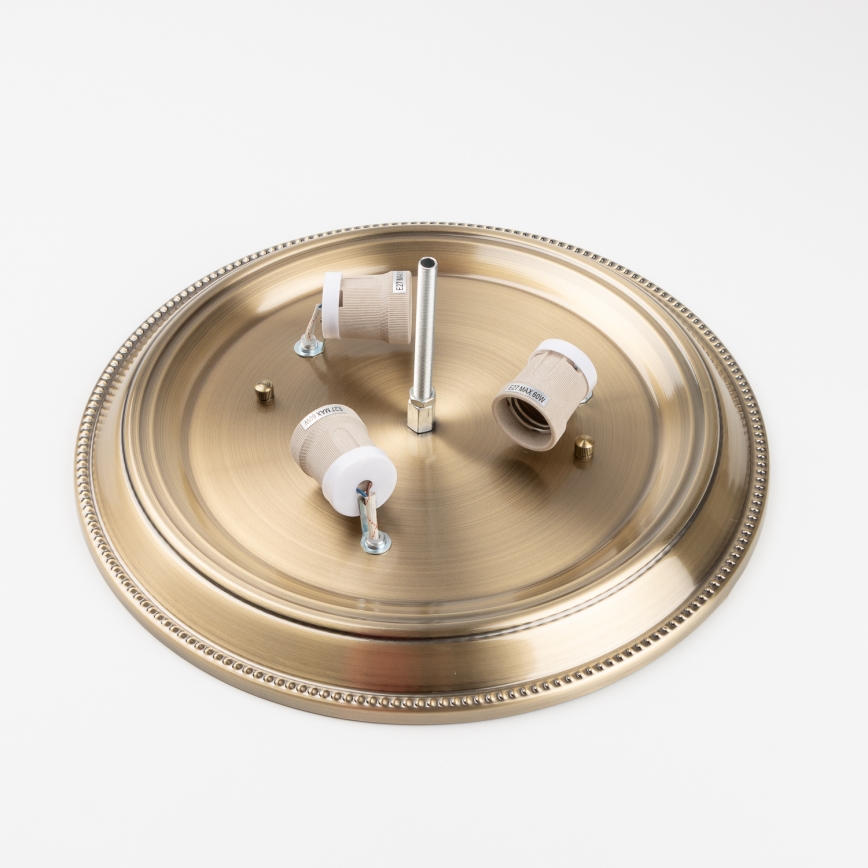 Brilagi - Iluminação de teto CLASSIC 3xE27/60W/230V bronze