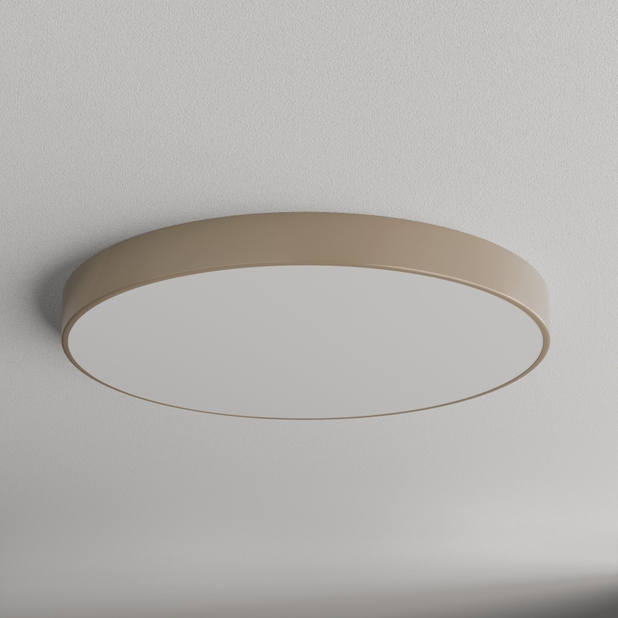 Brilagi - Iluminação de teto com sensor CLARE 6xE27/24W/230V diâmetro 80 cm bege