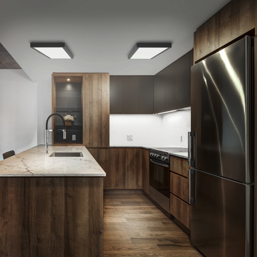 Brilagi- Iluminação de teto de casa de banho LED FRAME LED/40W/230V 120x30 cm IP44 preto