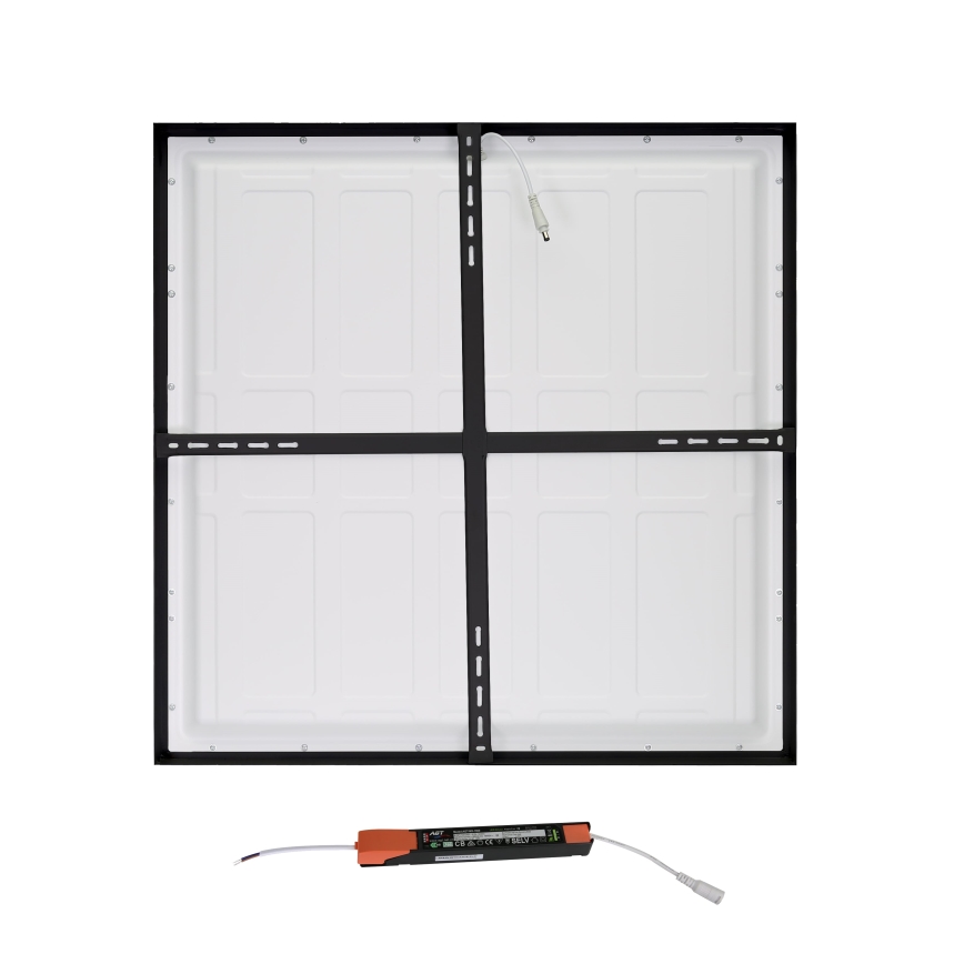 Brilagi - Iluminação de teto de casa de banho LED FRAME LED/40W/230V 60x60 cm IP44 preto