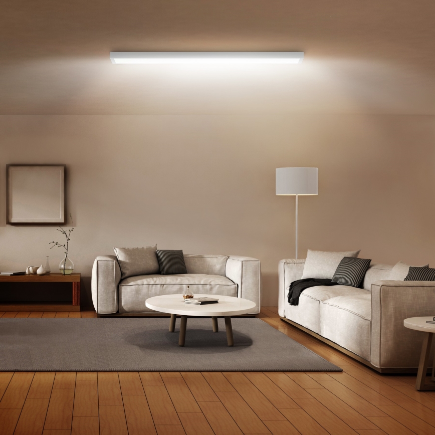Brilagi - Iluminação de teto de casa de banho LED FRAME LED/50W/230V 120x30 cm IP44 branco