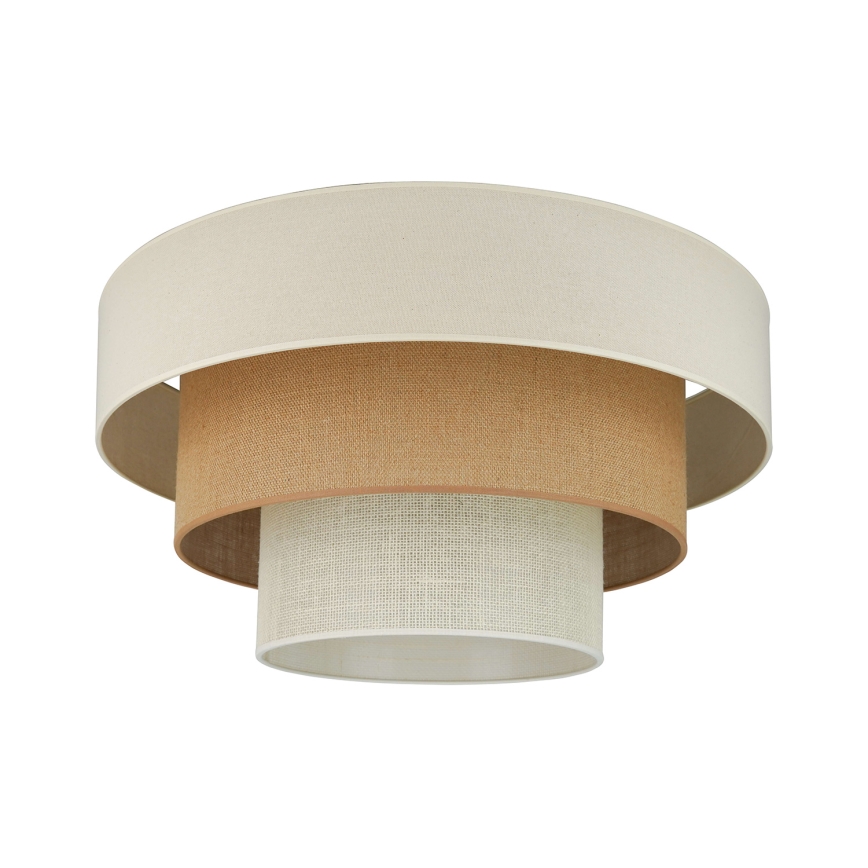 Brilagi-Iluminação de teto DENVER LUNETA 1xE27/15W/230V diâmetro 45 bege/castanho/creme