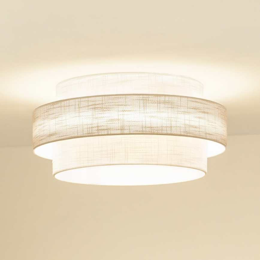 Brilagi - Iluminação de teto DOVER SPACE LED/12W/230V diâmetro 50 cm 3000K/4000K/6400K cinzento/creme