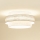 Brilagi - Iluminação de teto DOVER SPACE LED/12W/230V diâmetro 50 cm 3000K/4000K/6400K cinzento/creme
