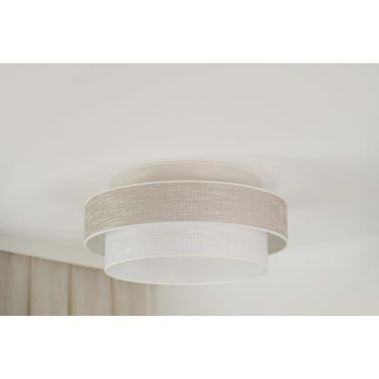 Brilagi - Iluminação de teto DOVER SPACE LED/12W/230V diâmetro 50 cm 3000K/4000K/6400K cinzento/creme