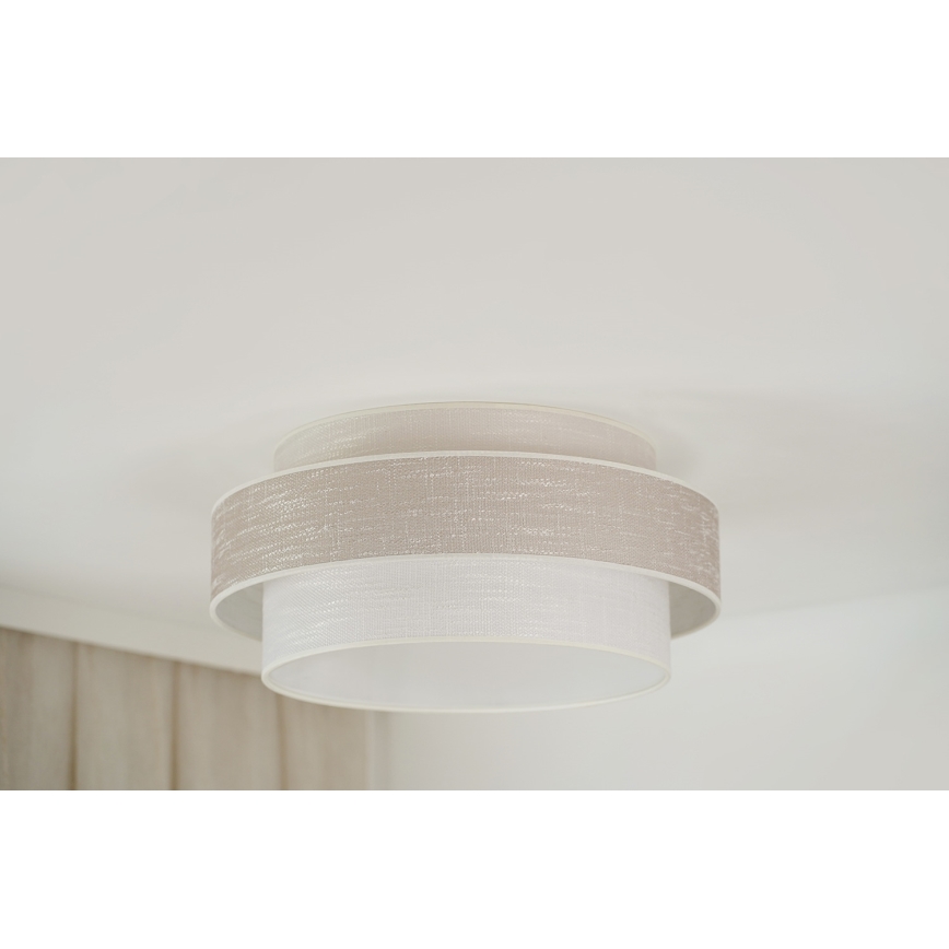 Brilagi - Iluminação de teto DOVER SPACE LED/12W/230V diâmetro 50 cm 3000K/4000K/6400K cinzento/creme