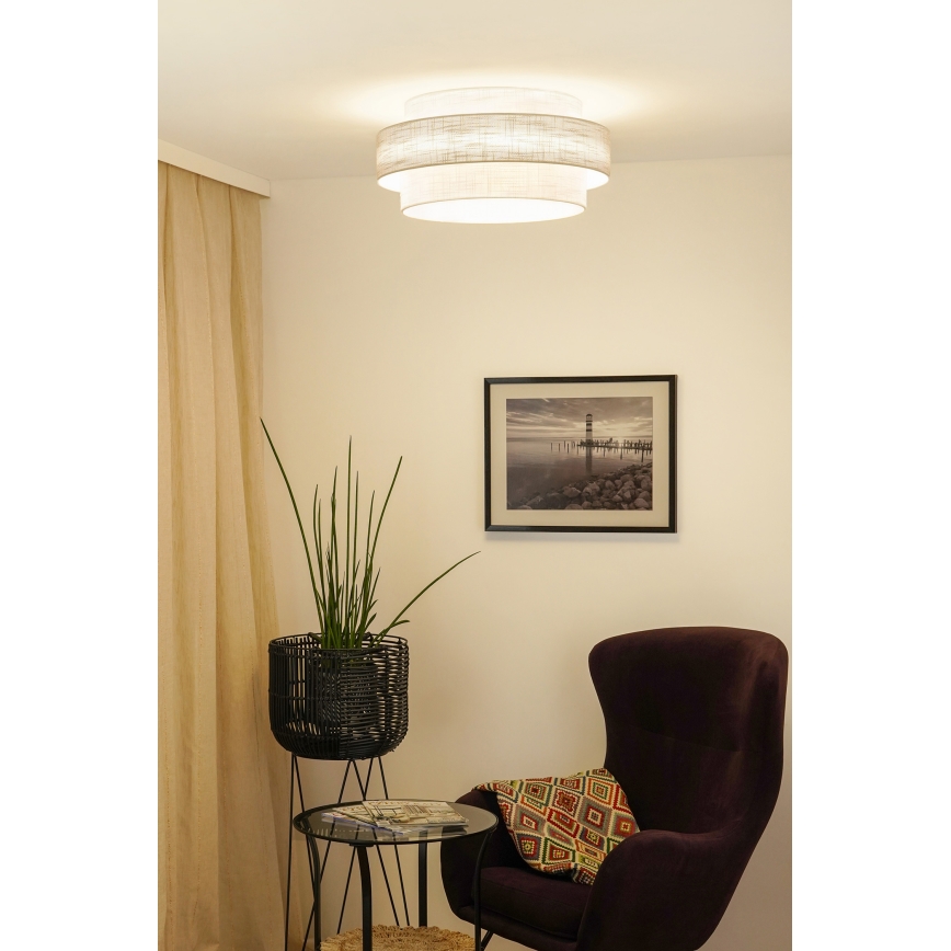 Brilagi - Iluminação de teto DOVER SPACE LED/12W/230V diâmetro 50 cm 3000K/4000K/6400K cinzento/creme