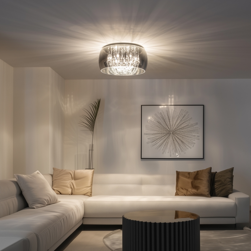 Brilagi - Iluminação de teto em cristal LED JEWEL 6xG9/42W/230V
