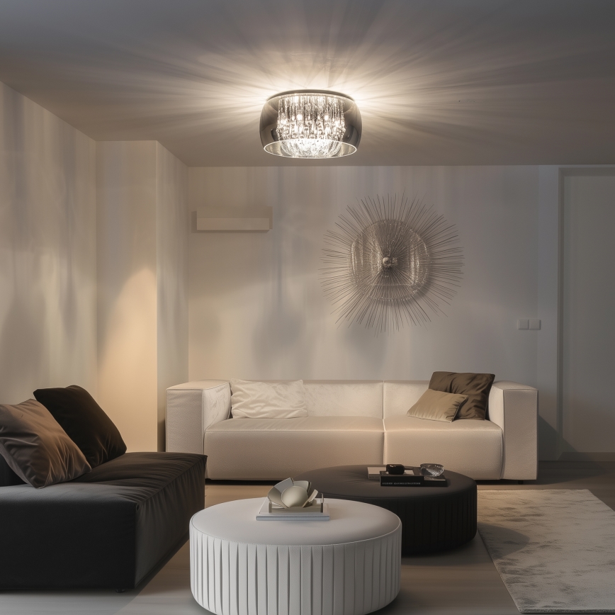 Brilagi - Iluminação de teto em cristal LED JEWEL 6xG9/42W/230V