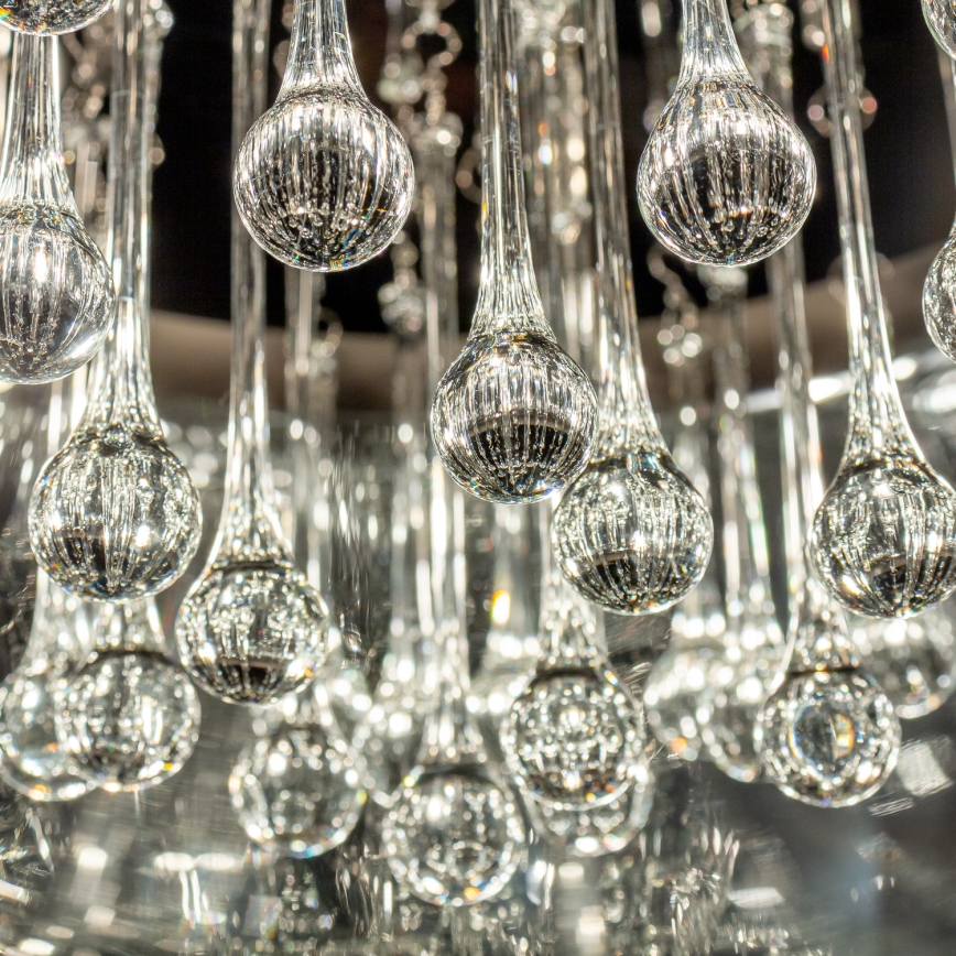 Brilagi - Iluminação de teto em cristal LED JEWEL 6xG9/42W/230V