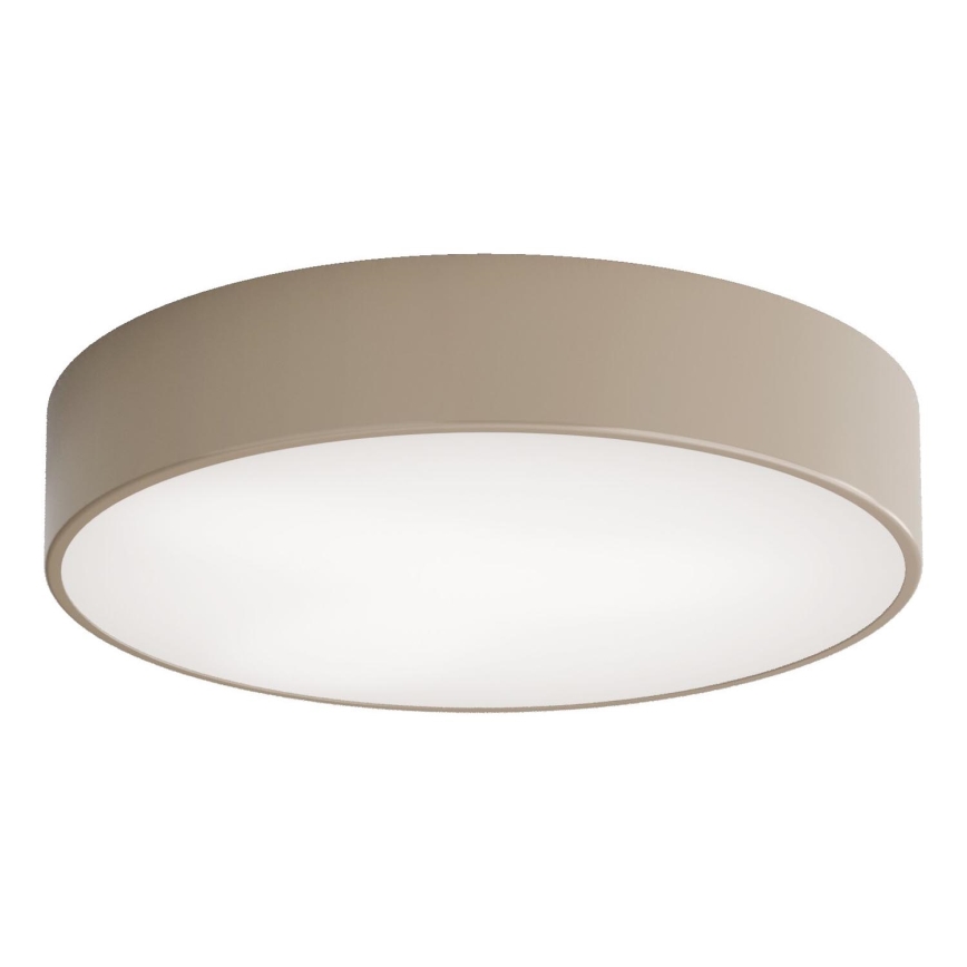 Brilagi - Iluminação de teto exterior com sensor CLARE 3xE27/72W/230V diâmetro 40 cm IP54 bege