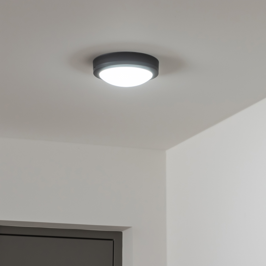 Brilagi - Iluminação de teto exterior LED LED/13W/230V diâmetro 17 cm IP54 antracite