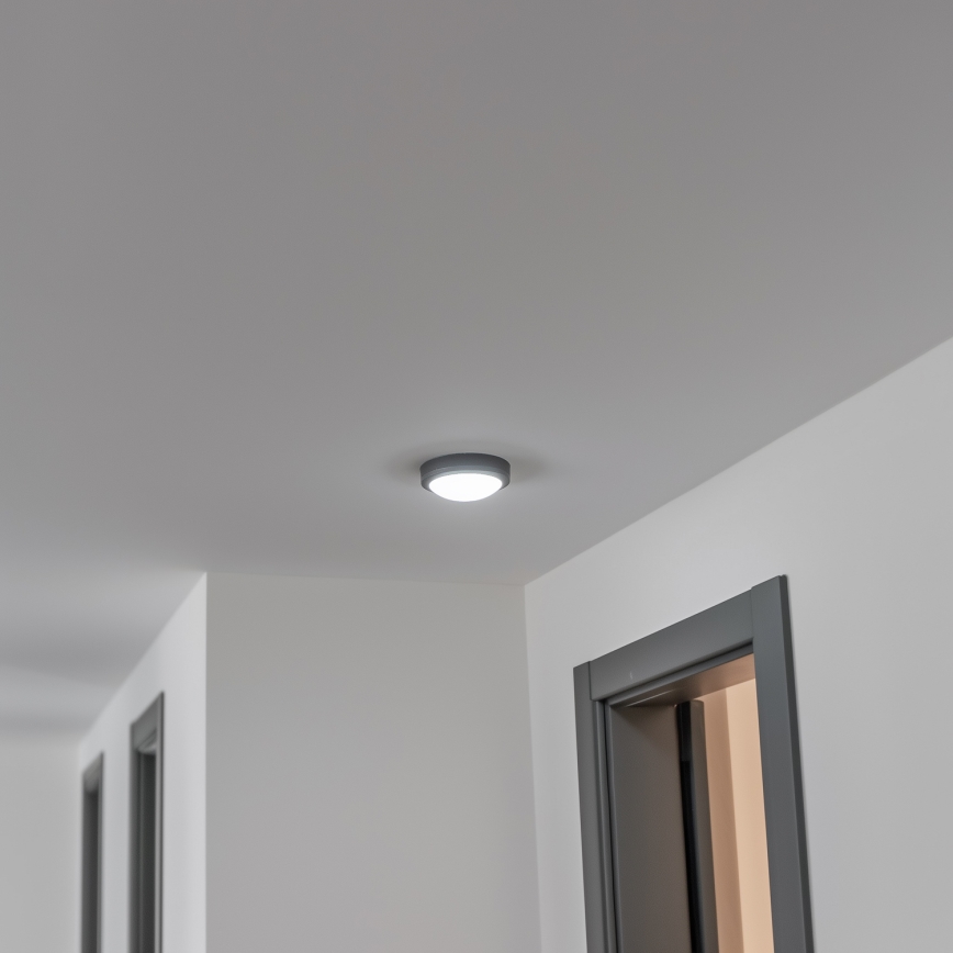 Brilagi - Iluminação de teto exterior LED LED/13W/230V diâmetro 17 cm IP54 antracite