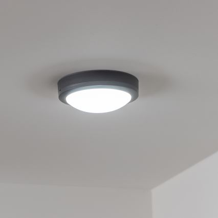 Brilagi - Iluminação de teto exterior LED LED/13W/230V diâmetro 17 cm IP54 antracite