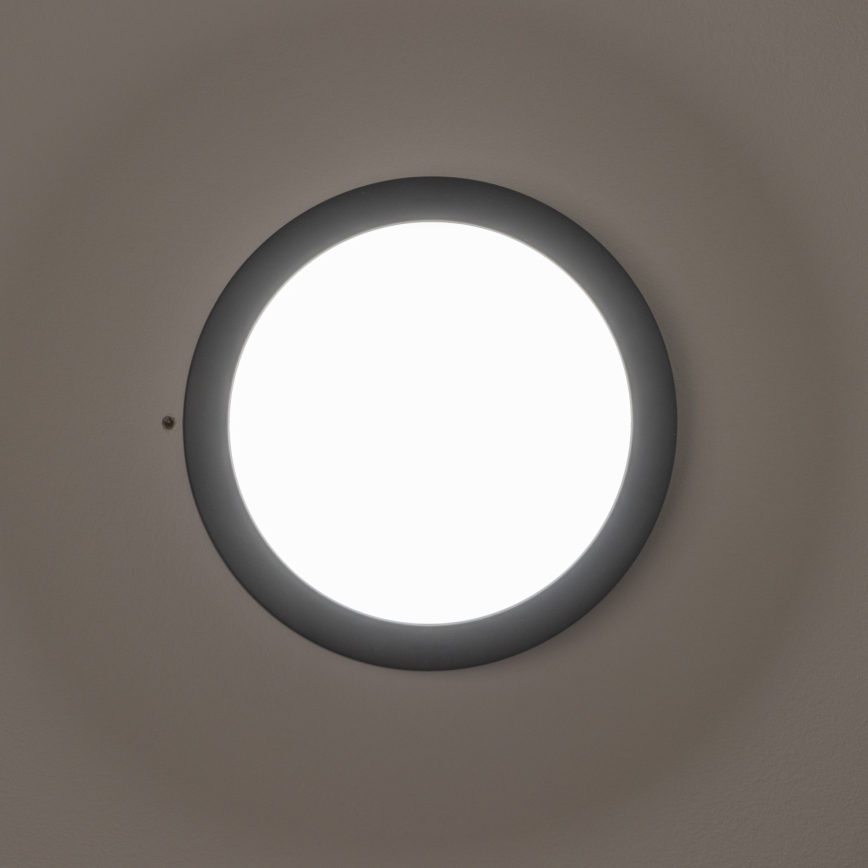 Brilagi - Iluminação de teto exterior LED LED/13W/230V diâmetro 17 cm IP54 antracite