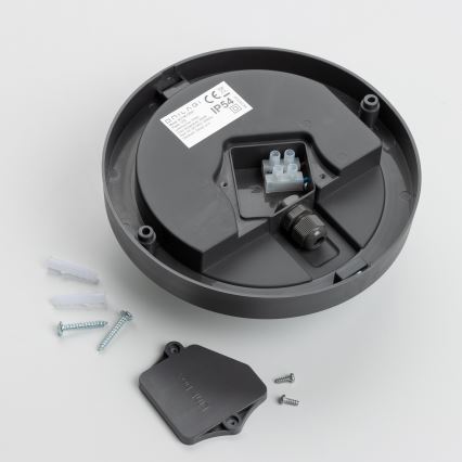 Brilagi - Iluminação de teto exterior LED LED/13W/230V diâmetro 17 cm IP54 antracite