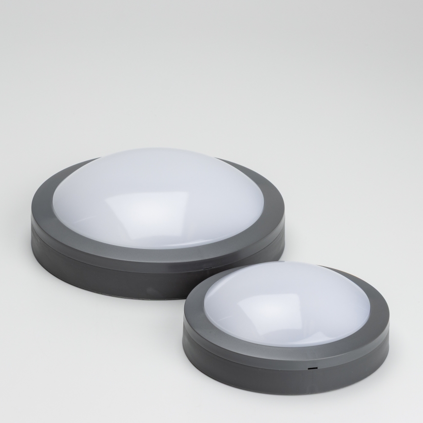 Brilagi - Iluminação de teto exterior LED LED/13W/230V diâmetro 17 cm IP54 antracite