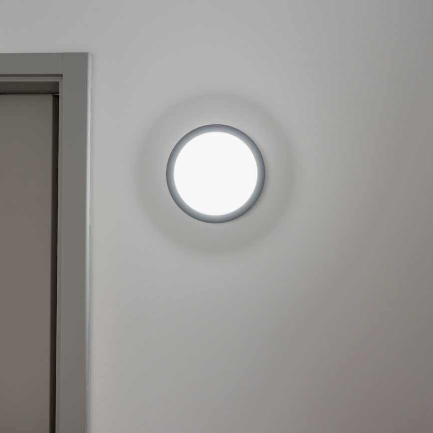 Brilagi - Iluminação de teto exterior LED LED/20W/230V diâmetro 23 cm IP54 antracite