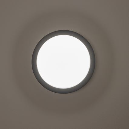 Brilagi - Iluminação de teto exterior LED LED/20W/230V diâmetro 23 cm IP54 antracite