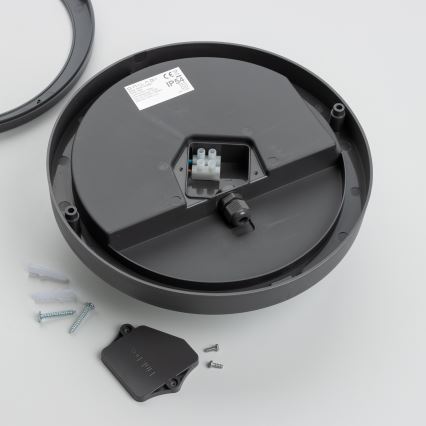 Brilagi - Iluminação de teto exterior LED LED/20W/230V diâmetro 23 cm IP54 antracite