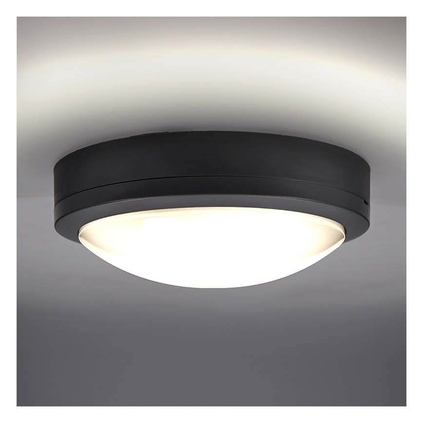 Brilagi - Iluminação de teto exterior LED LED/20W/230V diâmetro 23 cm IP54 antracite