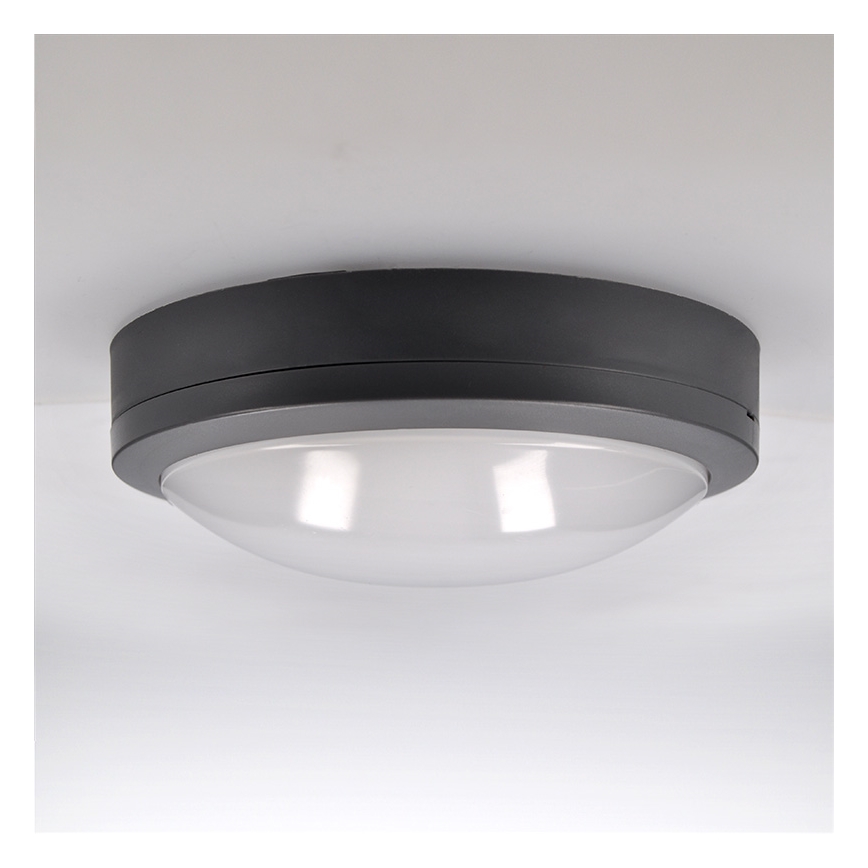 Brilagi - Iluminação de teto exterior LED LED/20W/230V diâmetro 23 cm IP54 antracite