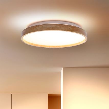 Brilagi - Iluminação de teto LED ALSON LED/24W/230V carvalho