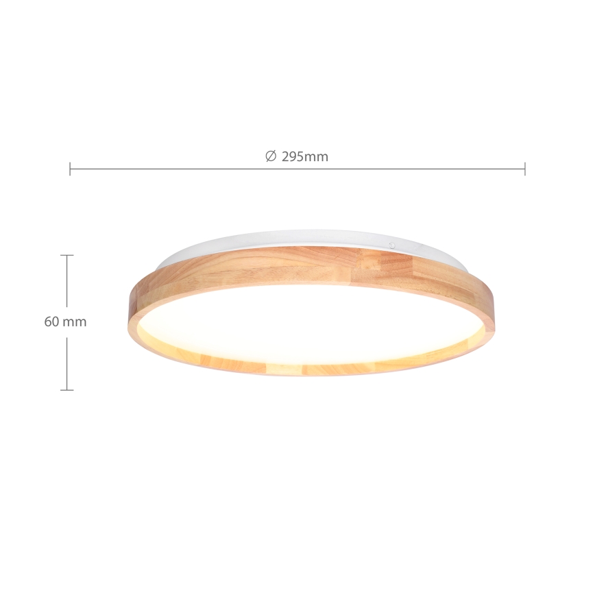 Brilagi - Iluminação de teto LED ALSON LED/24W/230V carvalho