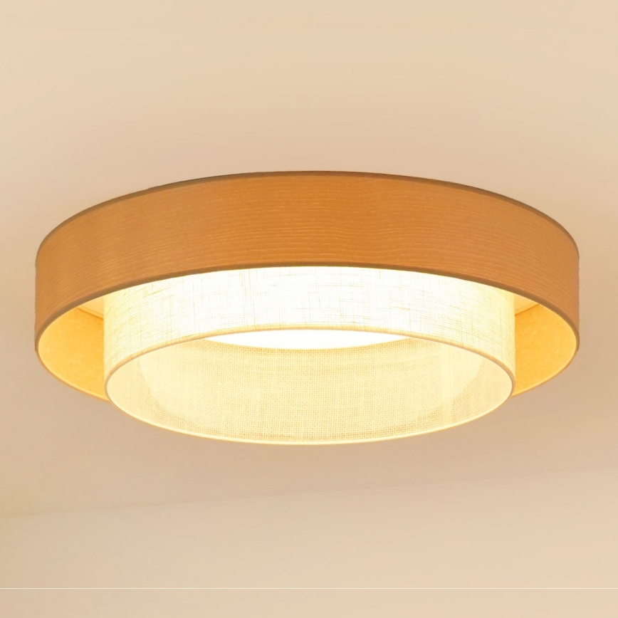 Brilagi - Iluminação de teto LED ARIZONA BOHO LED/26W/230V diâmetro 60 cm bege