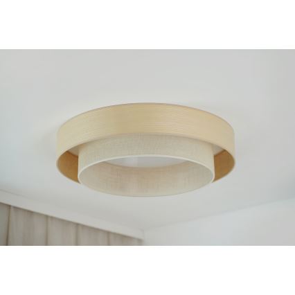 Brilagi - Iluminação de teto LED ARIZONA BOHO LED/26W/230V diâmetro 60 cm bege