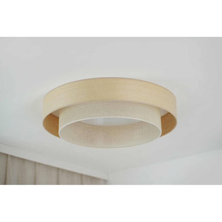 Brilagi - Iluminação de teto LED ARIZONA BOHO LED/26W/230V diâmetro 60 cm bege