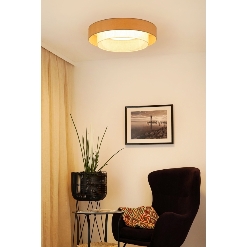 Brilagi - Iluminação de teto LED ARIZONA BOHO LED/26W/230V diâmetro 60 cm bege