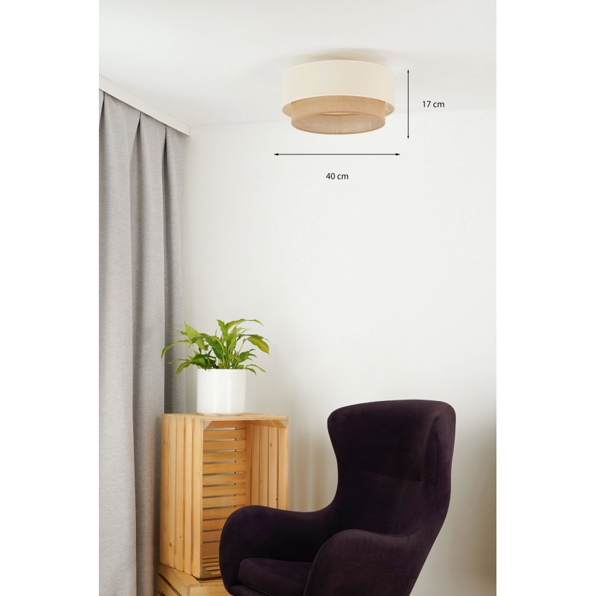 Brilagi - Iluminação de teto LED BOHO STYLE 1xE27/15W/230V diâmetro 40 cm